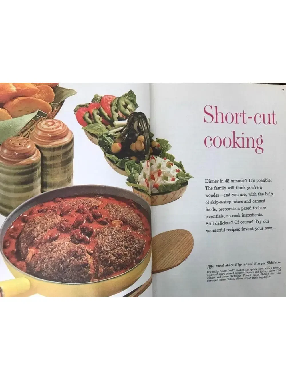 Vintage 1961 Better Homes & Gardens Cookbook: Lunches, Snacks
